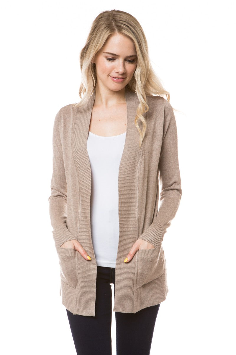 Camel Short Cardigan