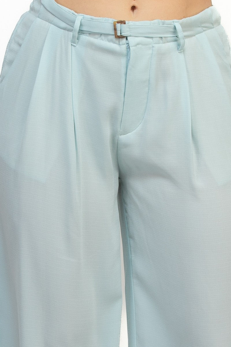 Pleated Back Smocked Linen Set